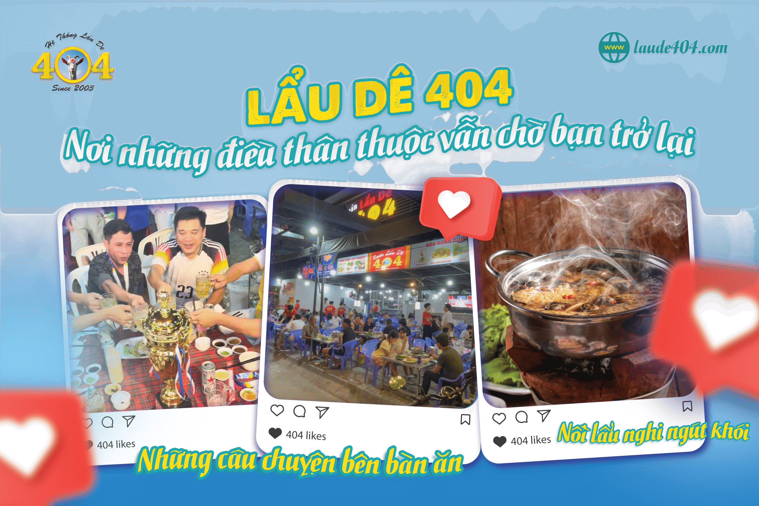 LẨU DÊ 404 - NƠI CÂU CHUYỆN THÂN THUỘC CHỜ BẠN VỀ LẨU DÊ 404 - NƠI CÂU CHUYỆN THÂN THUỘC CHỜ BẠN VỀ