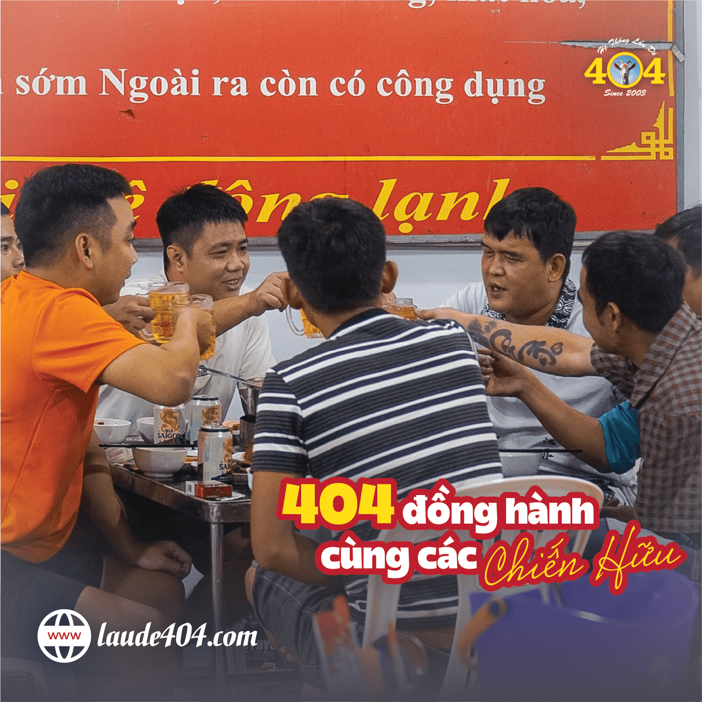 404 Đồng Hành Cùng Các Chiến Hữu – Gắn Kết Tình Bằng Hữu